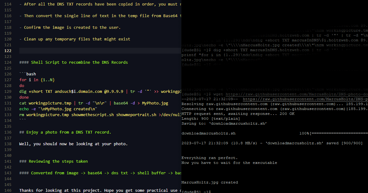 DNS Image Transfer