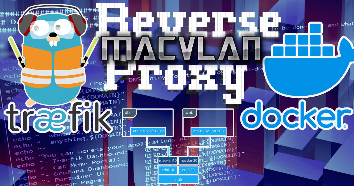 Docker MacVLAN Traefik Analytics